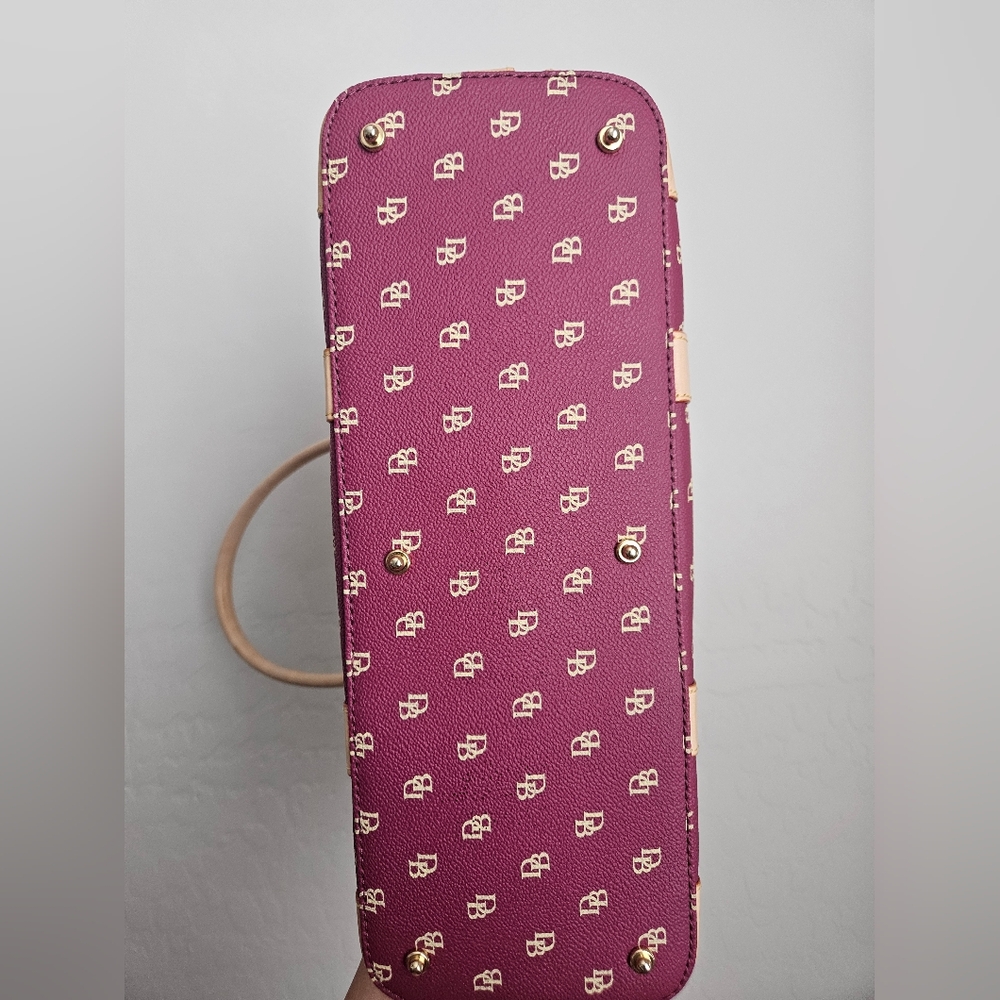 Dooney & Bourke Maroon Shoulder/Hand Bag - Picture 9 of 14